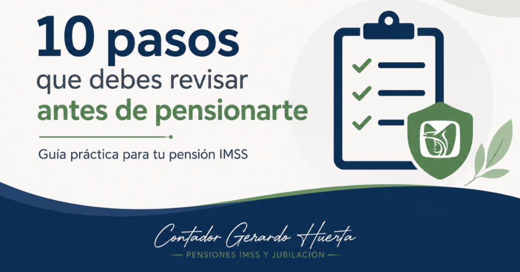 Guia gratuita 10 pasos que debes revisar antes de pensionarte
